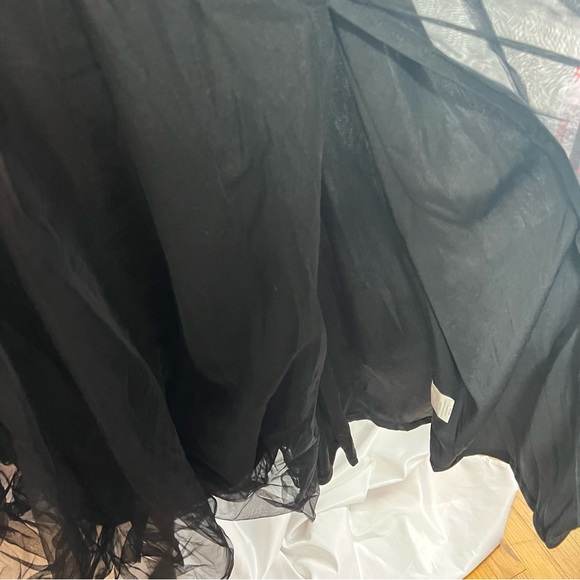 Saints & Secrets Daphnie Drop Waist Tulle Midi Dress Black, size XL NWT - Picture 10 of 11
